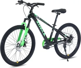20/24 Inch Kids Mountain Bike, Girls Boys Bikes Ages 8-12 Years Old, Single Speed Kids Bicycle Mountain Bike with Suspension Fork, Front and Rear Disc Brakes