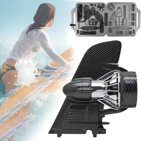 24VMotorized Fin SurfboardSUP Fin Rechargable Electric Fin Stand Up Paddle Board, Portable Underwater Thruster Surf Board, Paddle Board Push Motor Fin with Remote Control, Adjustable Speed