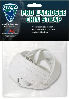A&R Sports A&R MLL Major League Lacrosse Pro Helmet 4 Pt. Chin Strap Adjustable Blk or Wht