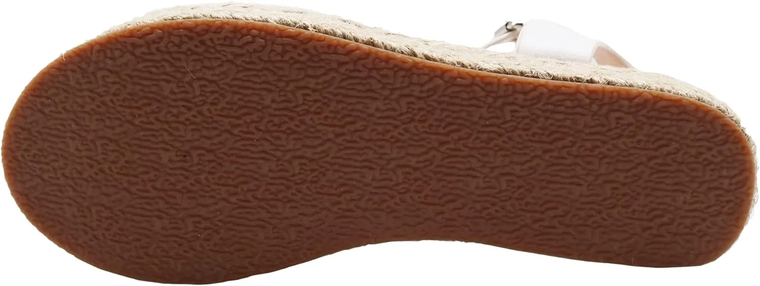 Felabo Girls' Flatform Espadrille Sandals  Open-Toe, Adjustable Ankle Strap, Casual Summer Shoes (Little Kid/Big Kid)