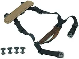 H World Shopping Airsoft Tactical MICH Helmet Retention System H-Nape with 4 Points Chin Strap