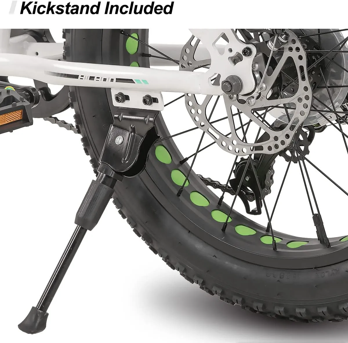 Hiland 20 Inch Kids' Bicycles Fat Tire Mountain Bike for Boys and Girls Age 5   Years, Shimano 7-Speed, Dual-Disc Brake,Kids Beach and Snow Bicycle