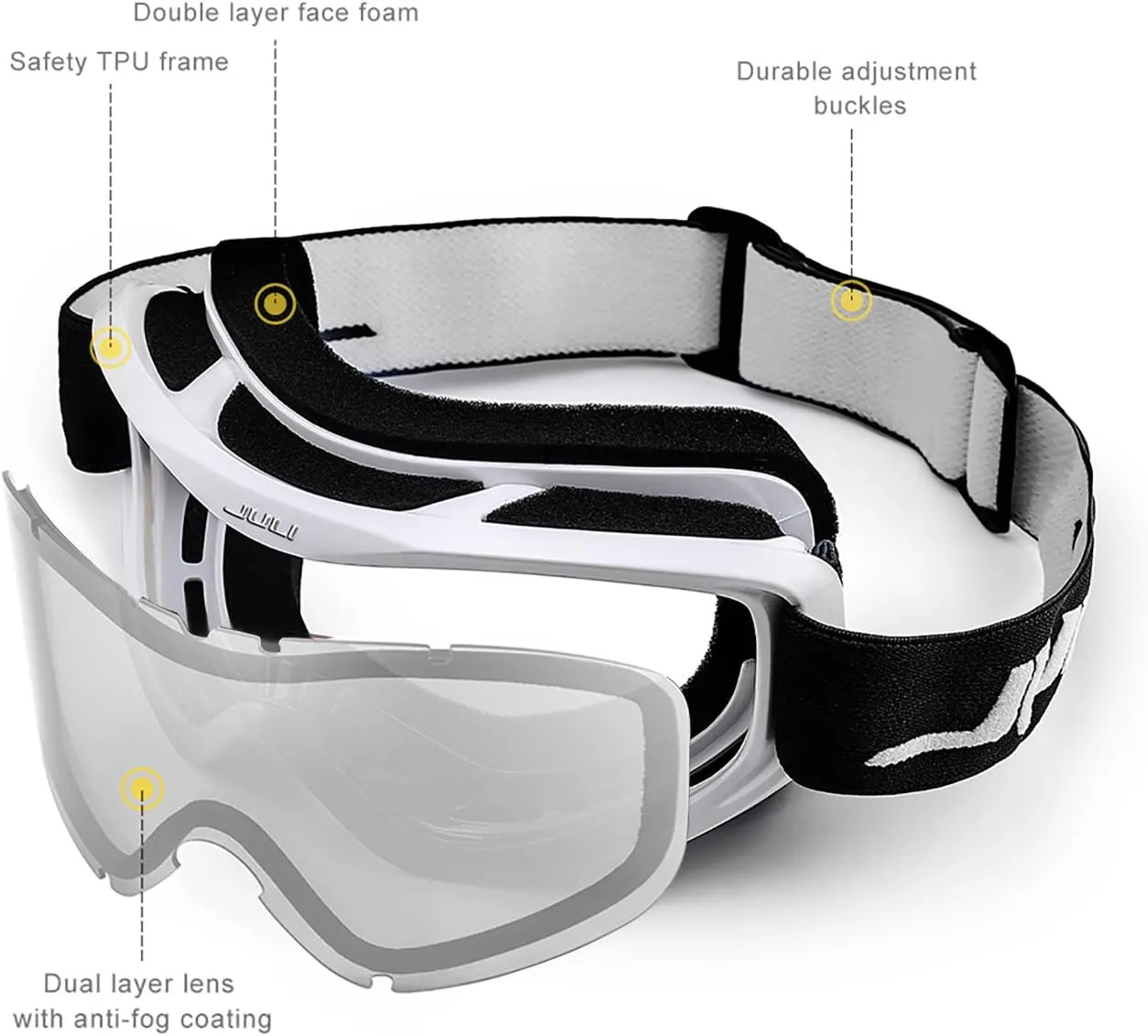 Juli Ski Goggles,Snow Snowboard Goggles Men Women Snowmobile Skiing Skating