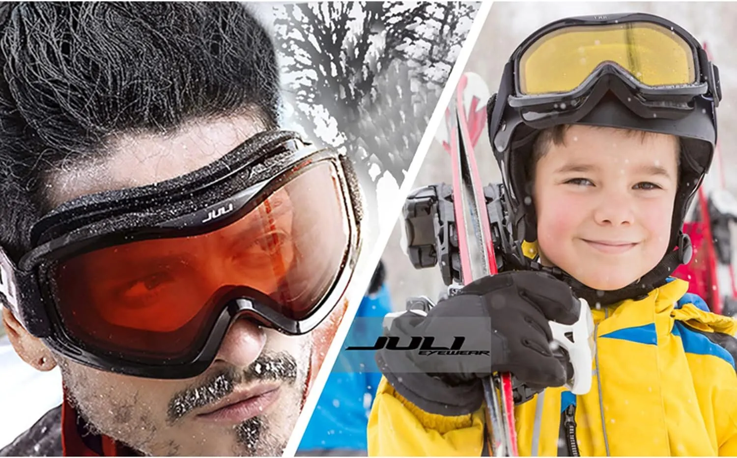 Juli Ski Goggles,Snow Snowboard Goggles Men Women Snowmobile Skiing Skating