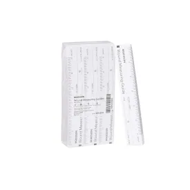 McKesson Wound Measuring Guide Ruler, Non-Sterile, Paper, 6 in, 50 Count