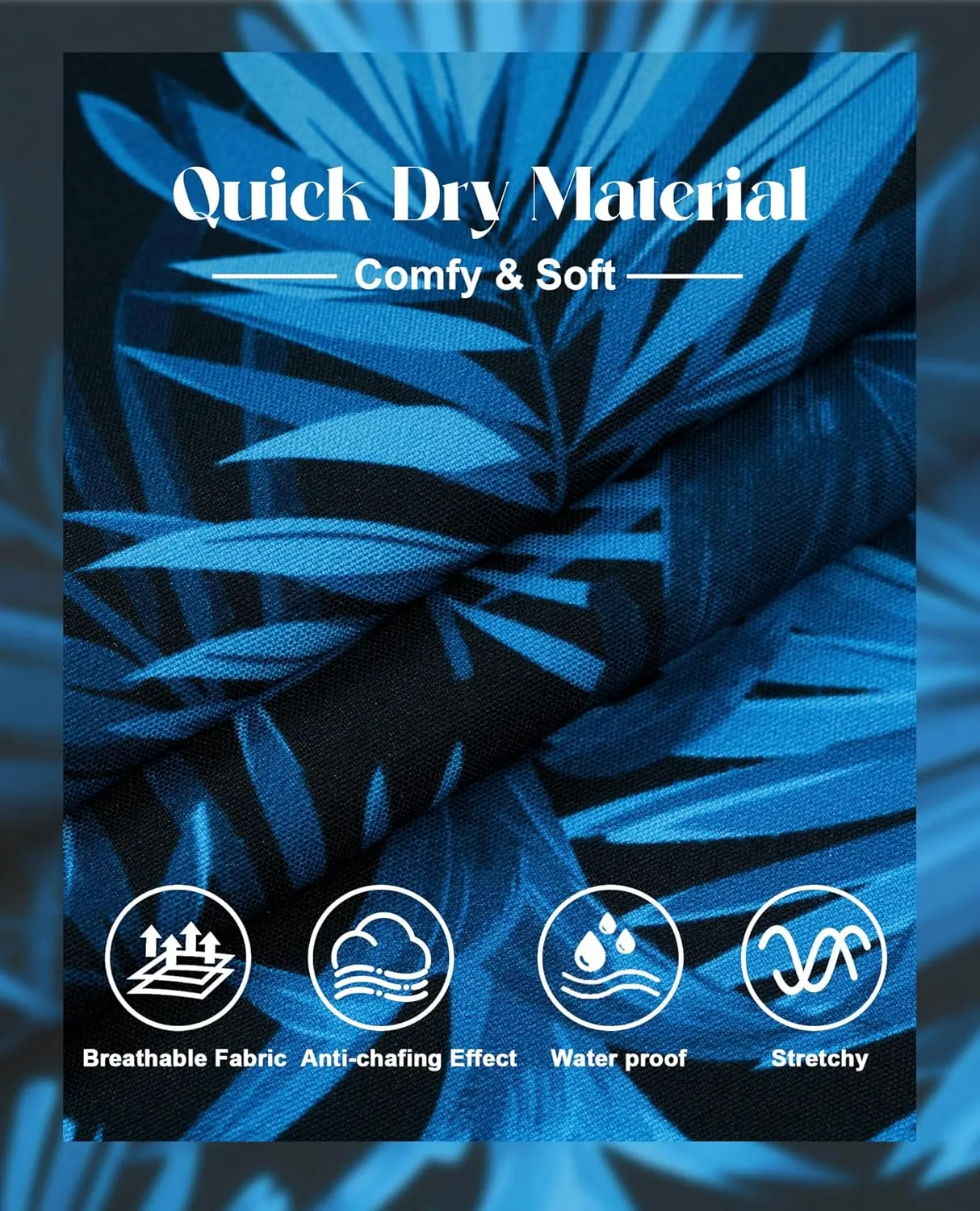 Men's Swim Trunks 7 Inch with Compression Liner 2 in 1 Swim Shorts Stretch Quick Dry Bathing Suits with Pockets