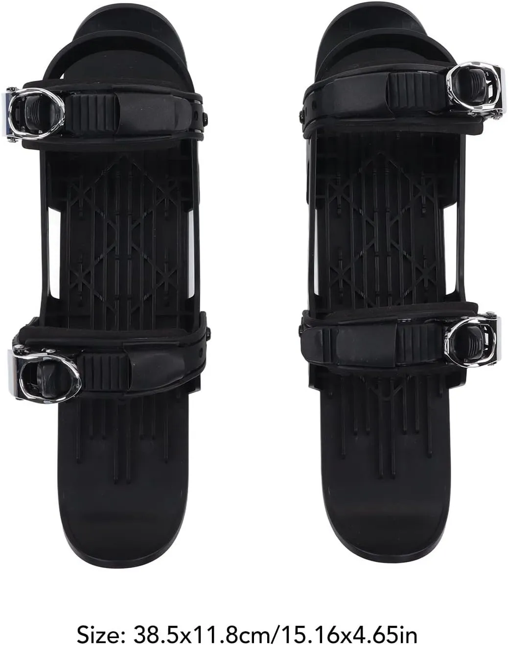 Mini Ski Skates, Mini Ski Shoes Adjusable Skiboards Attach to Skis Boots Snowskates Snowblades Skiboards for 30-38 Size Downhill Slopes Winter Sport