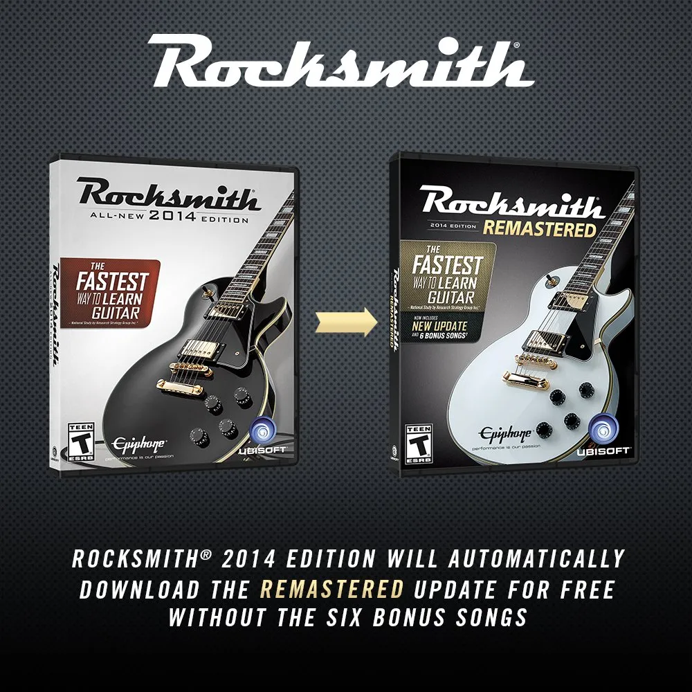Rocksmith 2014 Edition - No Cable Included for Rocksmith Owners