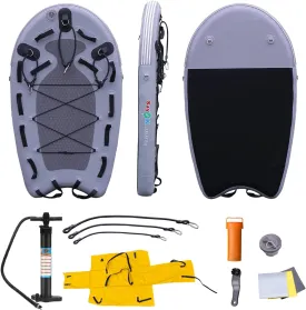 SAYOK Large Inflatable Sled Water Floating Mat Jet Ski Sled Board for Professional Emergency Rescue, Big Wave Surfing
