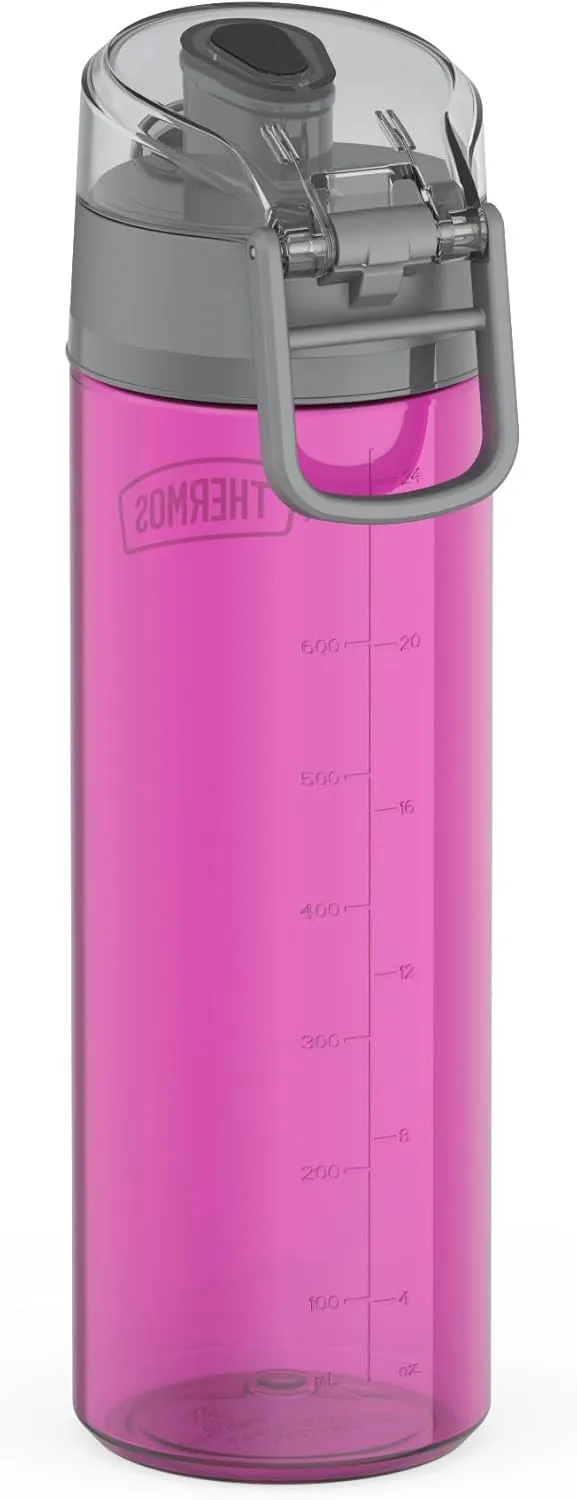 THERMOS ICON SERIES Lightweight Hydration Bottle - Durable Water Bottle Made with Tritan by Eastman with High-Flow Spout Lid for Easy Chugging During your Busy Day - 26oz, Aubergine