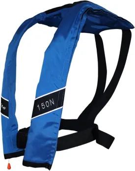 Top Safety Adult Life Jacket with Whistle - Auto Version Inflatable Lifejacket Life Vest Preserver PFD for Boating Fishing Sailing Kayaking Surfing Paddling Swimming - Adjustable Life Saving Vest
