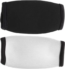 Unique Sports Football Chin Strap Pads, 2 Pack - Black and White, One Size Fits All