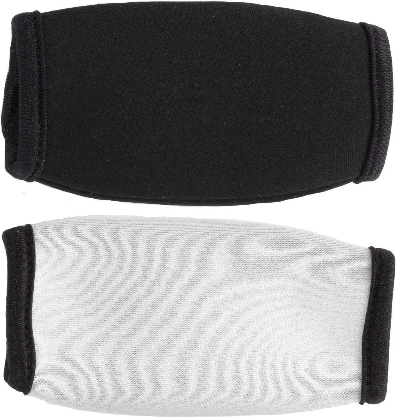 Unique Sports Football Chin Strap Pads, 2 Pack - Black and White, One Size Fits All
